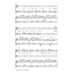 BALOCHE PAUL/BROWN BRENTON BECAUSE OF YOUR LOVE (KEVEREN) SATB CHORAL