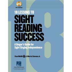 STEVENS/MCGILL 18 LESSONS TO SIGHT READING SUCCESS VOICE BOOK/CD