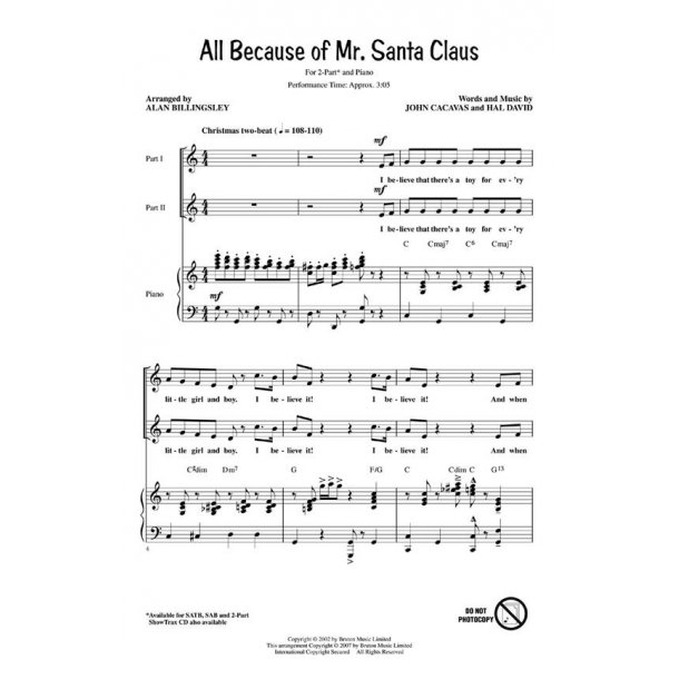 All Because of Mr. Santa Claus