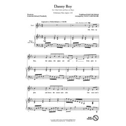 WEATHERLY FREDERICK EDWARD DANNY BOY (GRUNDAHL NANCY) 3 PART TREBLE