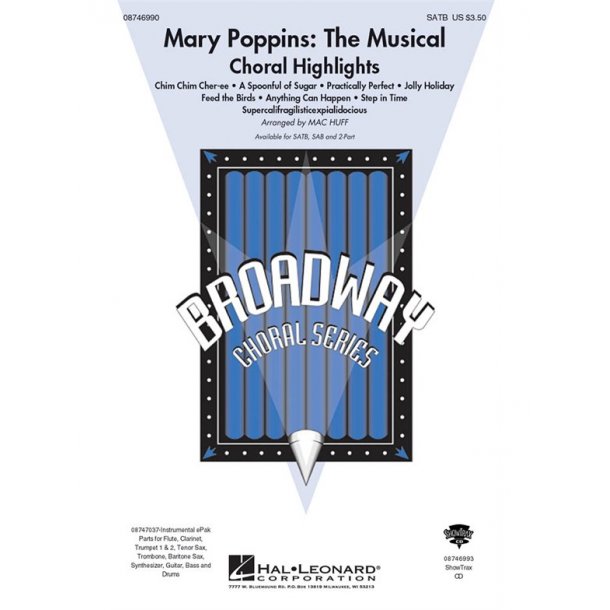 Mary Poppins: The Musical - Choral Highlights (SATB)