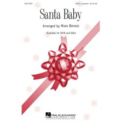 Eartha Kitt: Santa Baby - SATB A Cappella
