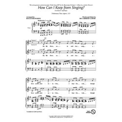 How Can I Keep from Singing?