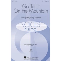 Go Tell It On The Mountain (Jasperse/Rubino) Satb Choral