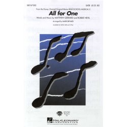 Matthew Gerrard And Robbie Nevil: All For One - SATB