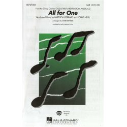 Matthew Gerrard And Robbie Nevil: All For One - SAB