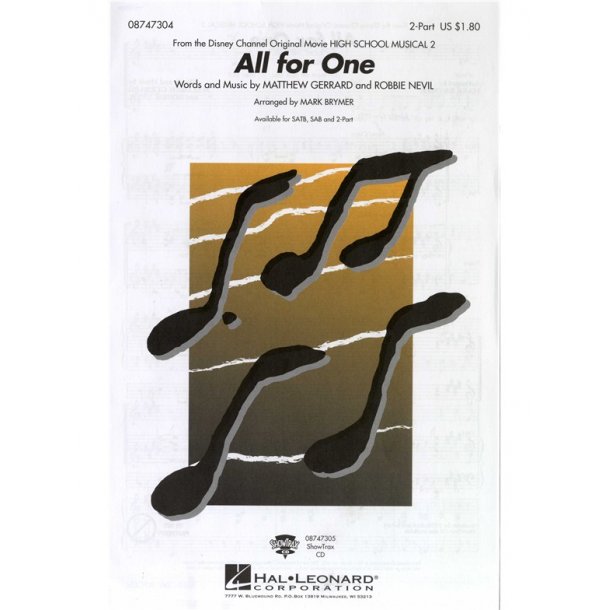 Matthew Gerrard And Robbie Nevil: All For One - 2-Part