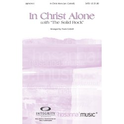 Redman In Christ Alone With The Solid Rock (Cottrell Travis) Satb Chor