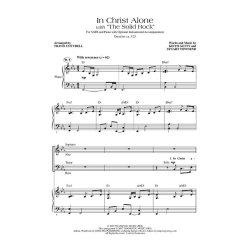Redman In Christ Alone With The Solid Rock (Cottrell Travis) Satb Chor