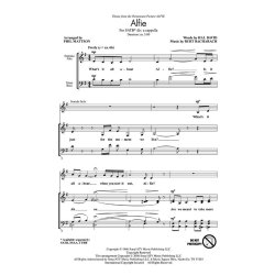 Bacharach/David Alfie (Arr Mattson Phil) Satb A Cappella Choral