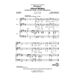 STEPHEN SCHWARTZ WICKED CHORAL MEDLEY (ARR MAC HUFF) 2 PART CHORAL