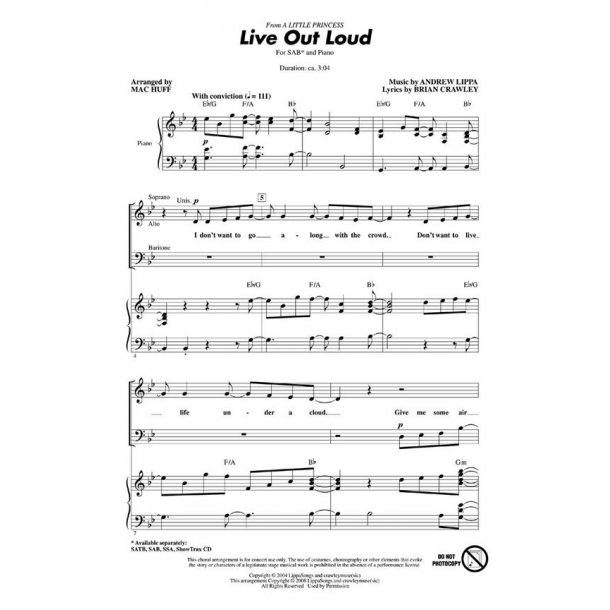 Live Out Loud : from A Little Princess