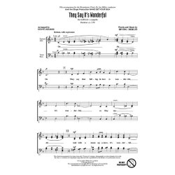 Irving Berlin: They Say It's Wonderful (SATB)