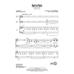 DUKE APRIL IN PARIS RUTHERFORD SATB