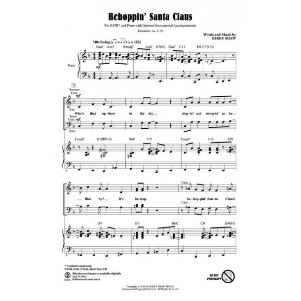 Beboppin' Santa Claus