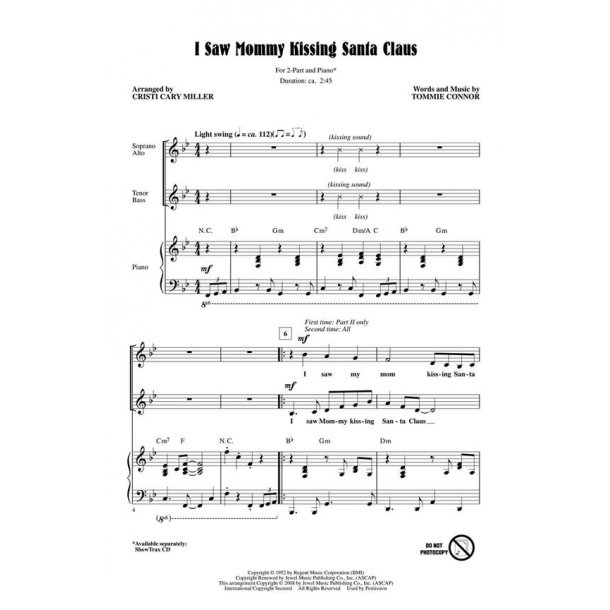 I Saw Mommy Kissing Santa Claus