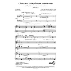 Xmas Baby Please Come Home Shaw Satb