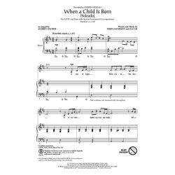 WHEN A CHILD IS BORN SOLEADO (SNYDER AUDREY) SATB CHORAL