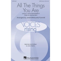 KERN/HAMMERSTEIN ALL THE THINGS YOU ARE (PUMMILL) SATB DIVISI CHORAL