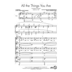 KERN/HAMMERSTEIN ALL THE THINGS YOU ARE (PUMMILL) SATB DIVISI CHORAL