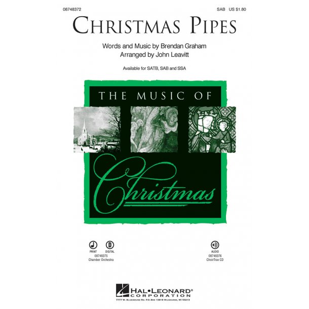 Brendan Graham: Christmas Pipes (arr. Leavitt) - SAB