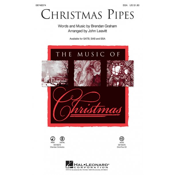 Brendan Graham: Christmas Pipes (arr. Leavitt) - SSA