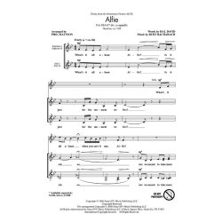 Bacharach/David Alfie (Arr Mattson Phil) Ssaa A Cappella Choral