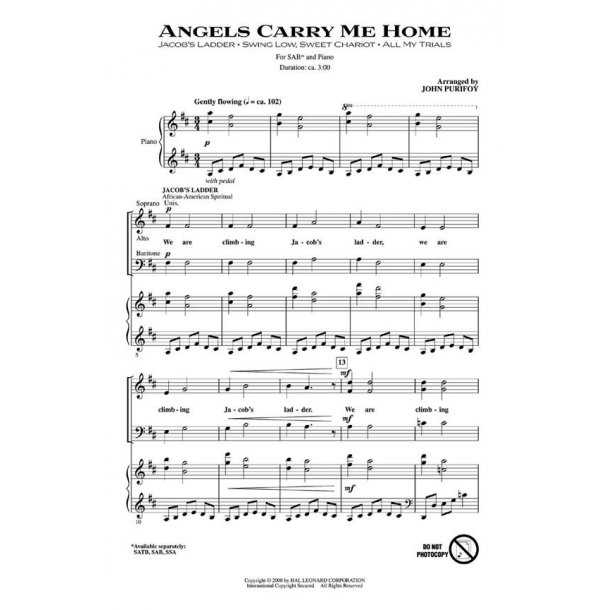 Angels Carry Me Home : Medley