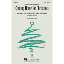 BRICKMAN JIM COMING HOME FOR CHRISTMAS (ARR HUFF MAC) SATB CHORAL
