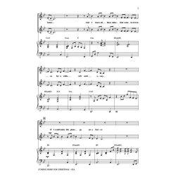 BRICKMAN JIM COMING HOME FOR CHRISTMAS (ARR HUFF MAC) SSA CHORAL