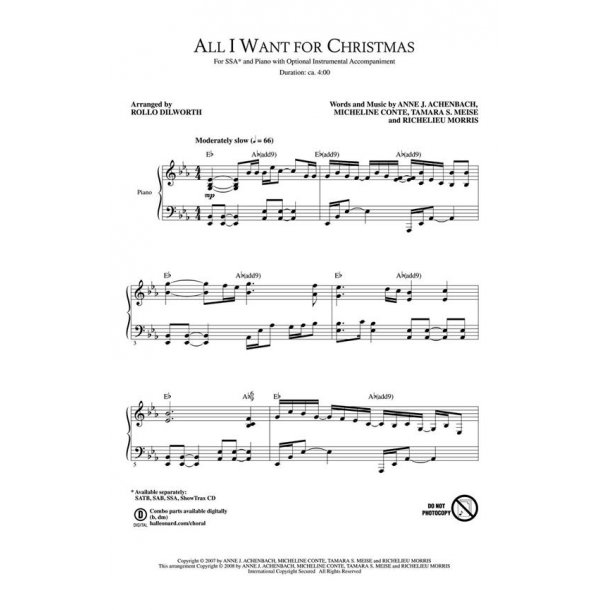 All I Want for Christmas