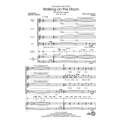 THE POLICE WALKING ON THE MOON (LAWSON PHILIP) SATTBB A CAPPELLA CHOR