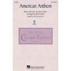 SCHEER GENE AMERICAN ANTHEM (PURIFOY JOHN) SATB
