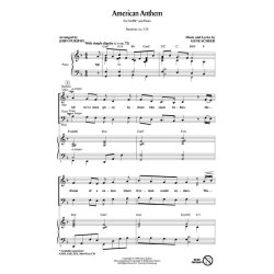 SCHEER GENE AMERICAN ANTHEM (PURIFOY JOHN) SATB