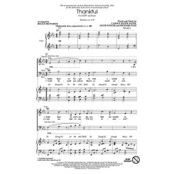JOSH GROBAN THANKFUL (ARR ROLLO DILWORTH) SATB CHORAL