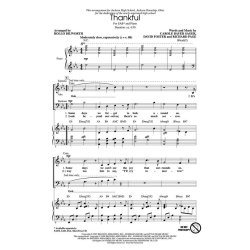 THANKFUL (DILWORTH ROLLO) SAB CHORAL