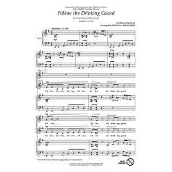 FOLLOW THE DRINKING GOURD (ARR DILWORTH ROLLO) 2 PART CHORAL