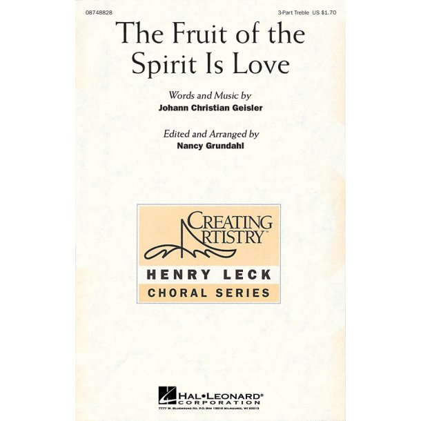The Fruit of the Spirit Is Love