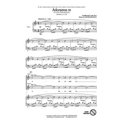 Hicken Adoramus Te 3pt Treble Chor