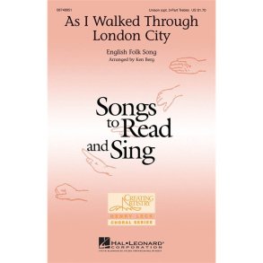 AS I WALKED THRU LONDON (BERG) 3PT