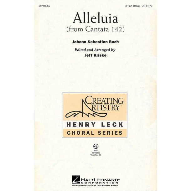 Alleluia : from Cantata 142