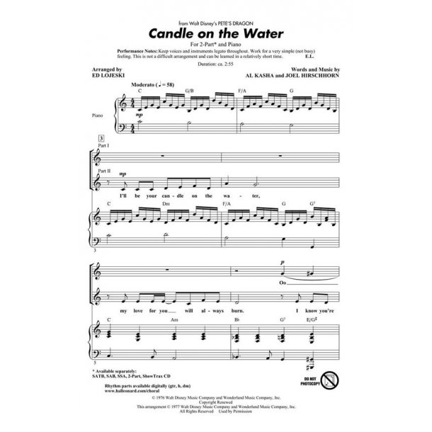 Candle on the Water : from Pete's Dragon