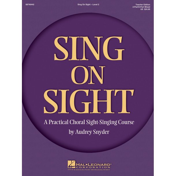 Sing on Sight - A Practical Sight-Singing Course : Volume 2
