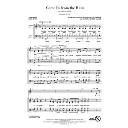 SAGER & MANCHESTER COME IN FROM THE RAIN (ARR MAC HUFF) SATB CHORAL