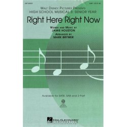 High School Musical 3: Right Here Right Now (SAB)