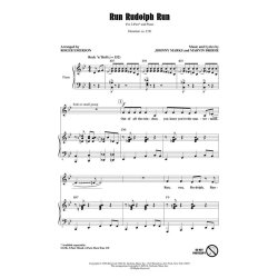 Chuck Berry: Run Rudolph Run - 2 Part Choral