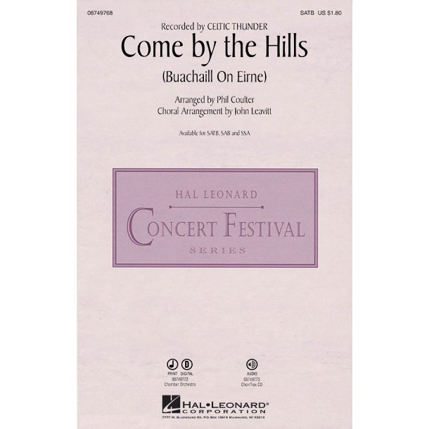 Come By The Hills (Leavitt) Satb