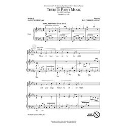 FORREST DAN THERE IS FAINT MUSIC SATB CHORAL