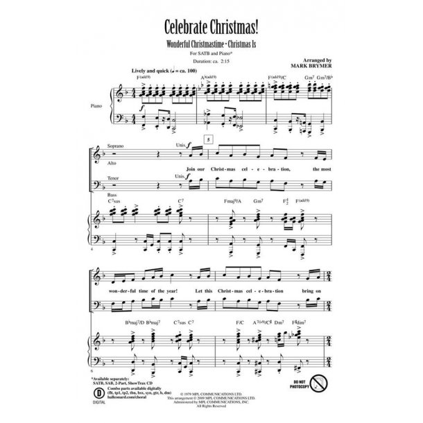 Celebrate Christmas! (Arr. Brymer) (ShowTrax CD)