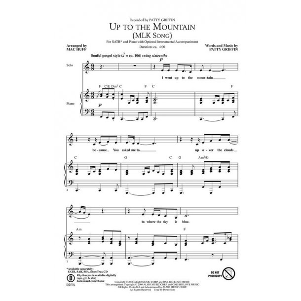 Up to the Mountain : MLK Song
